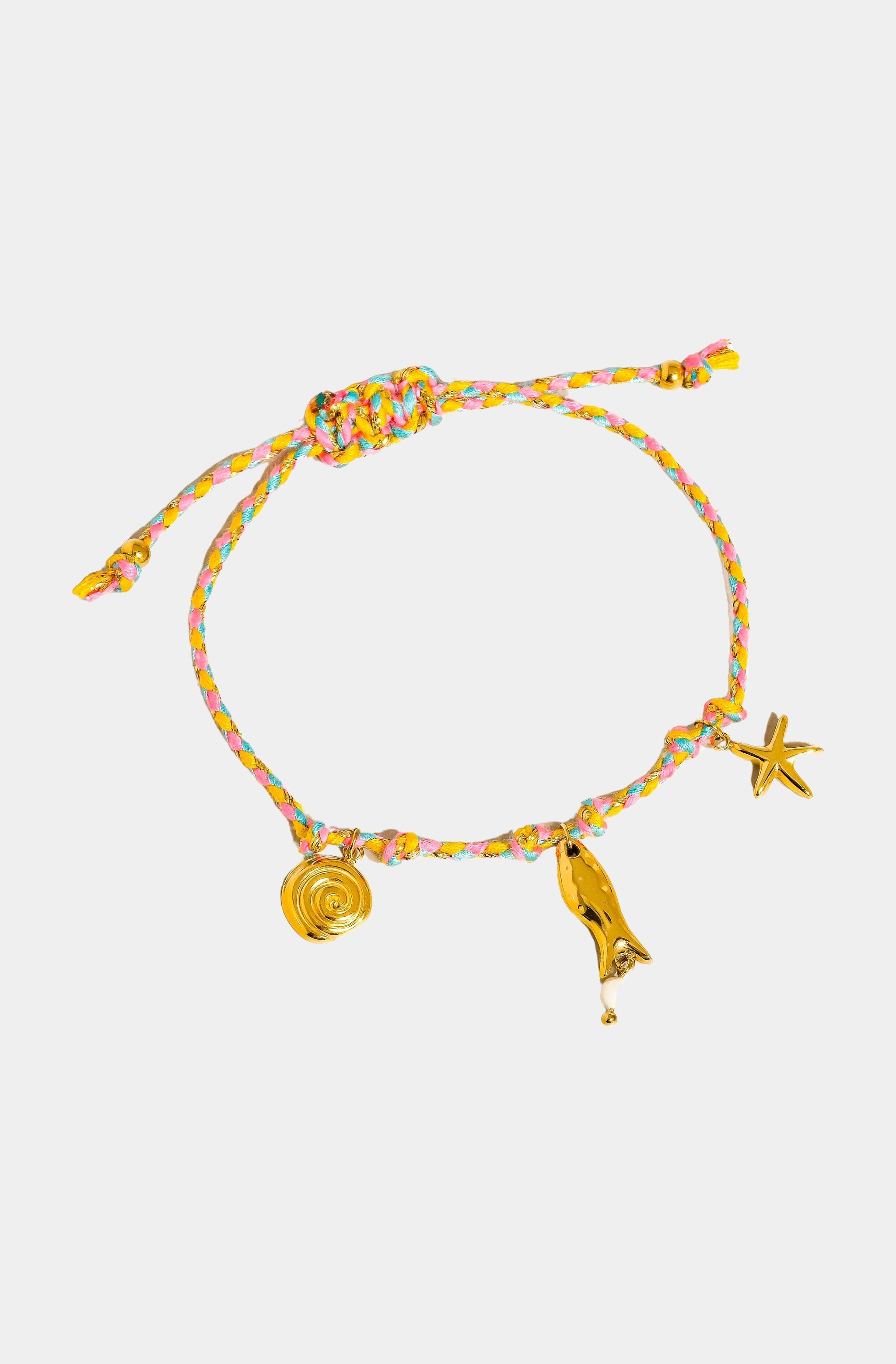 Menton Summer Rope Charm Bracelet