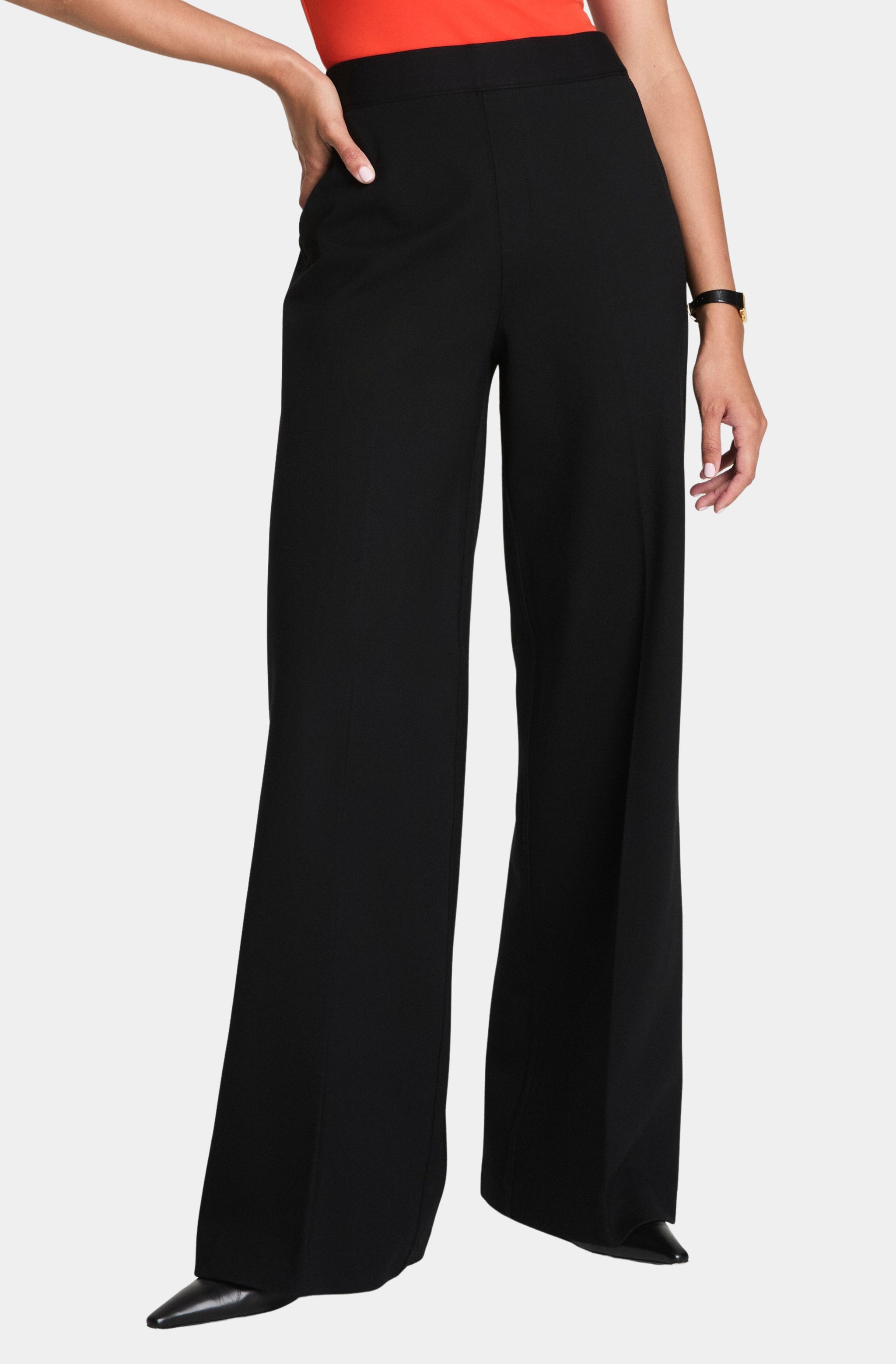 PerfectFit Ponte Wide Leg Pant