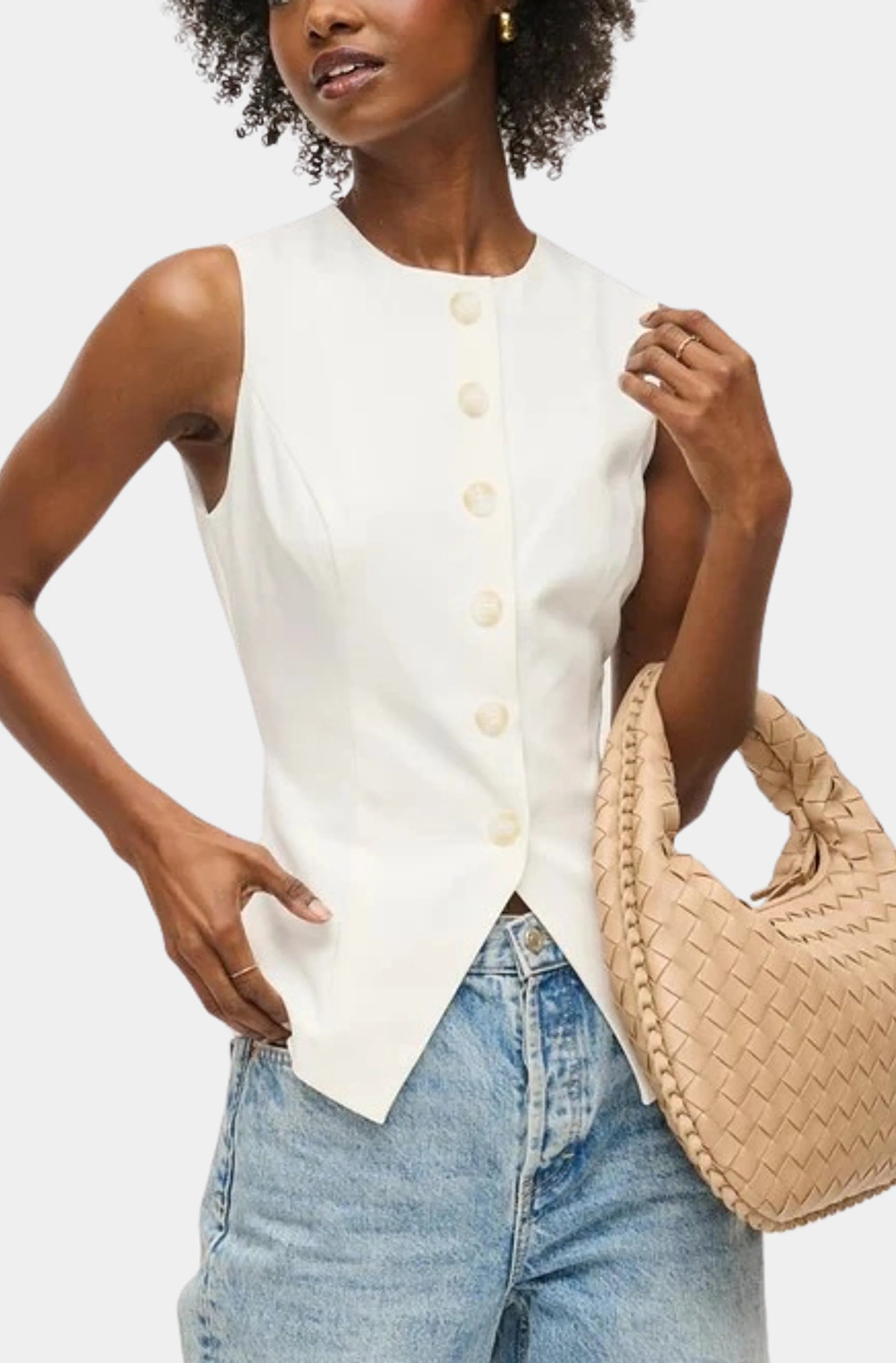 Wendy Woven Shoulder Bag