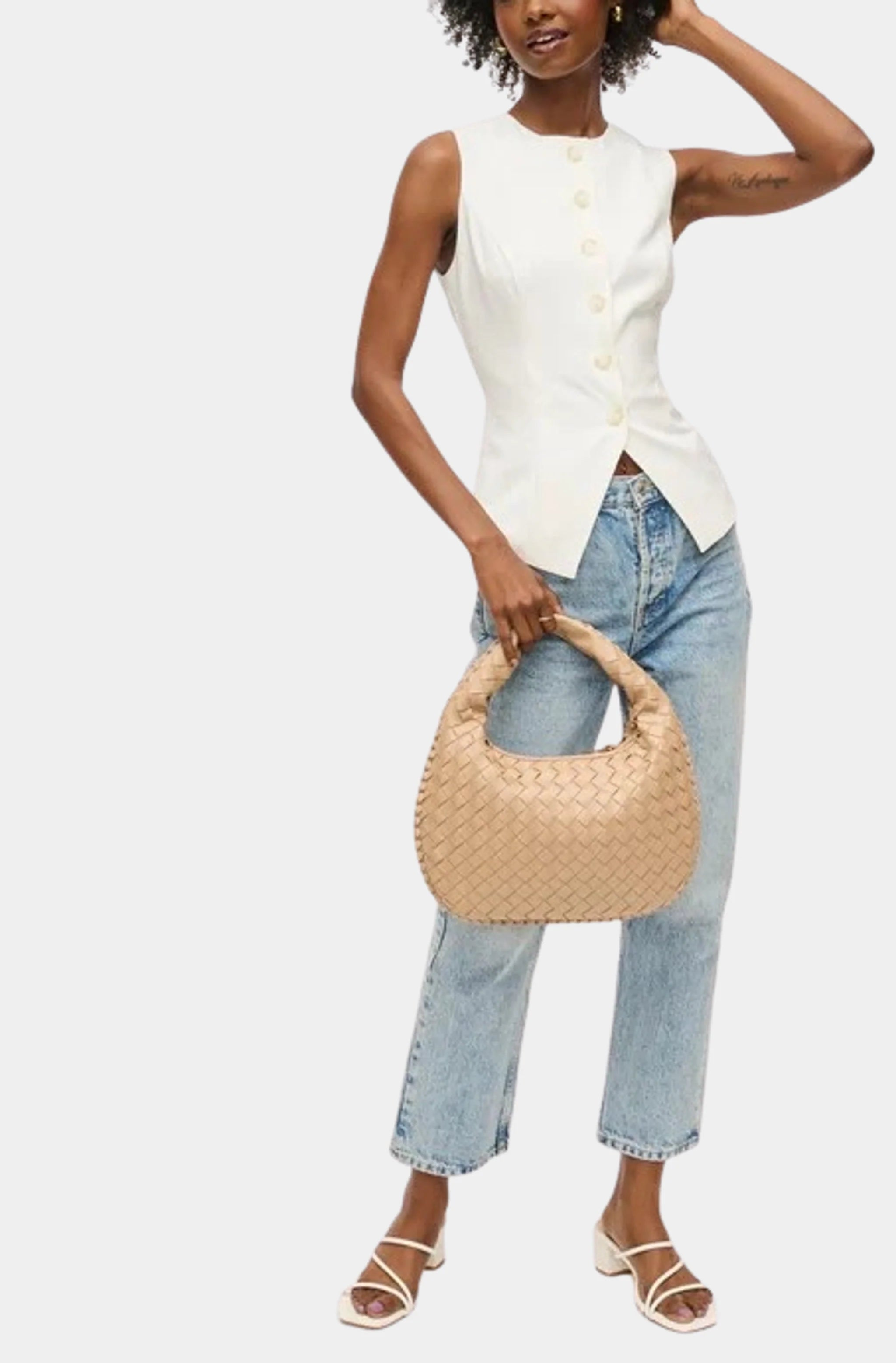 Wendy Woven Shoulder Bag