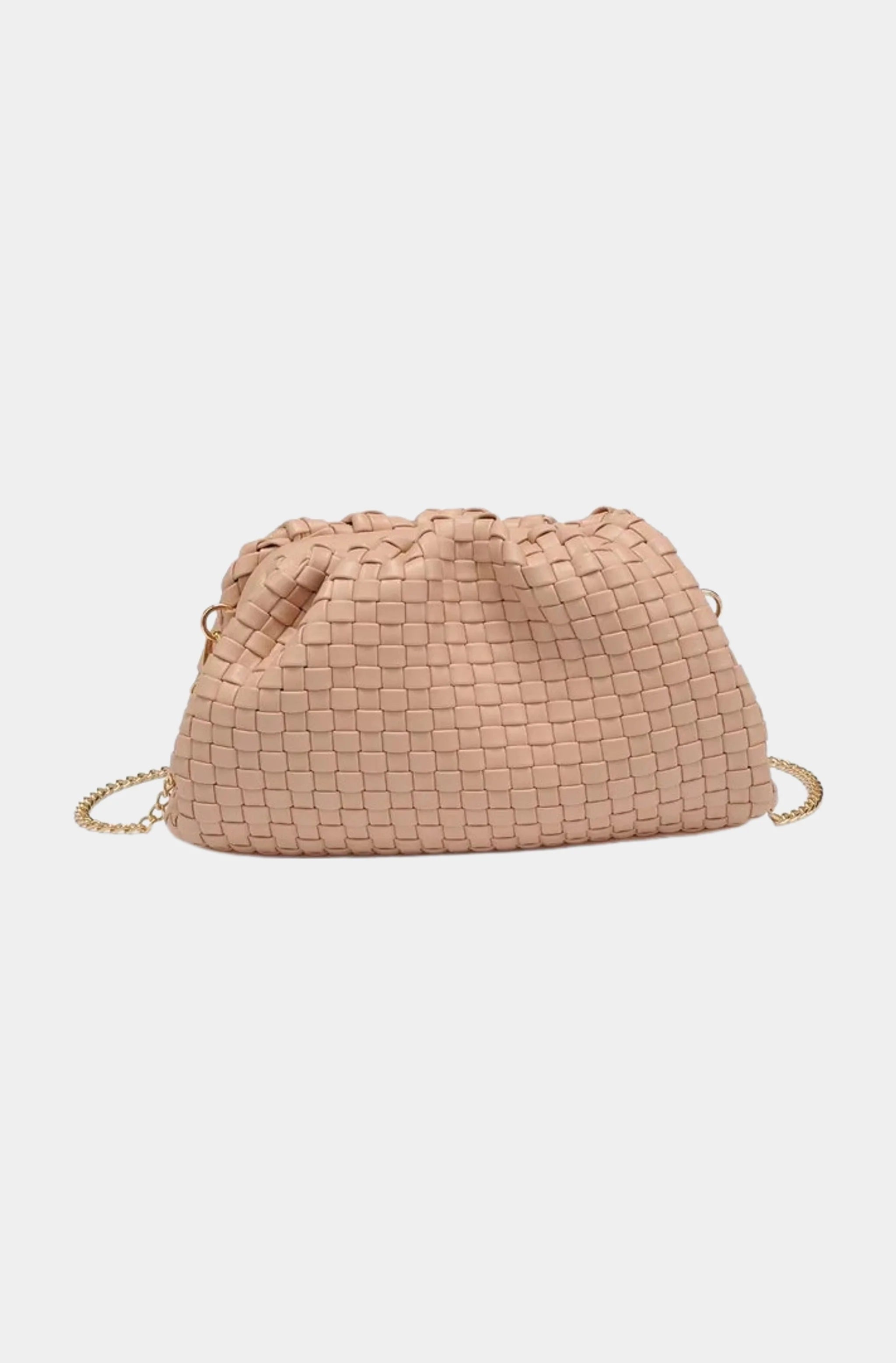 Tate Woven Frame Clutch