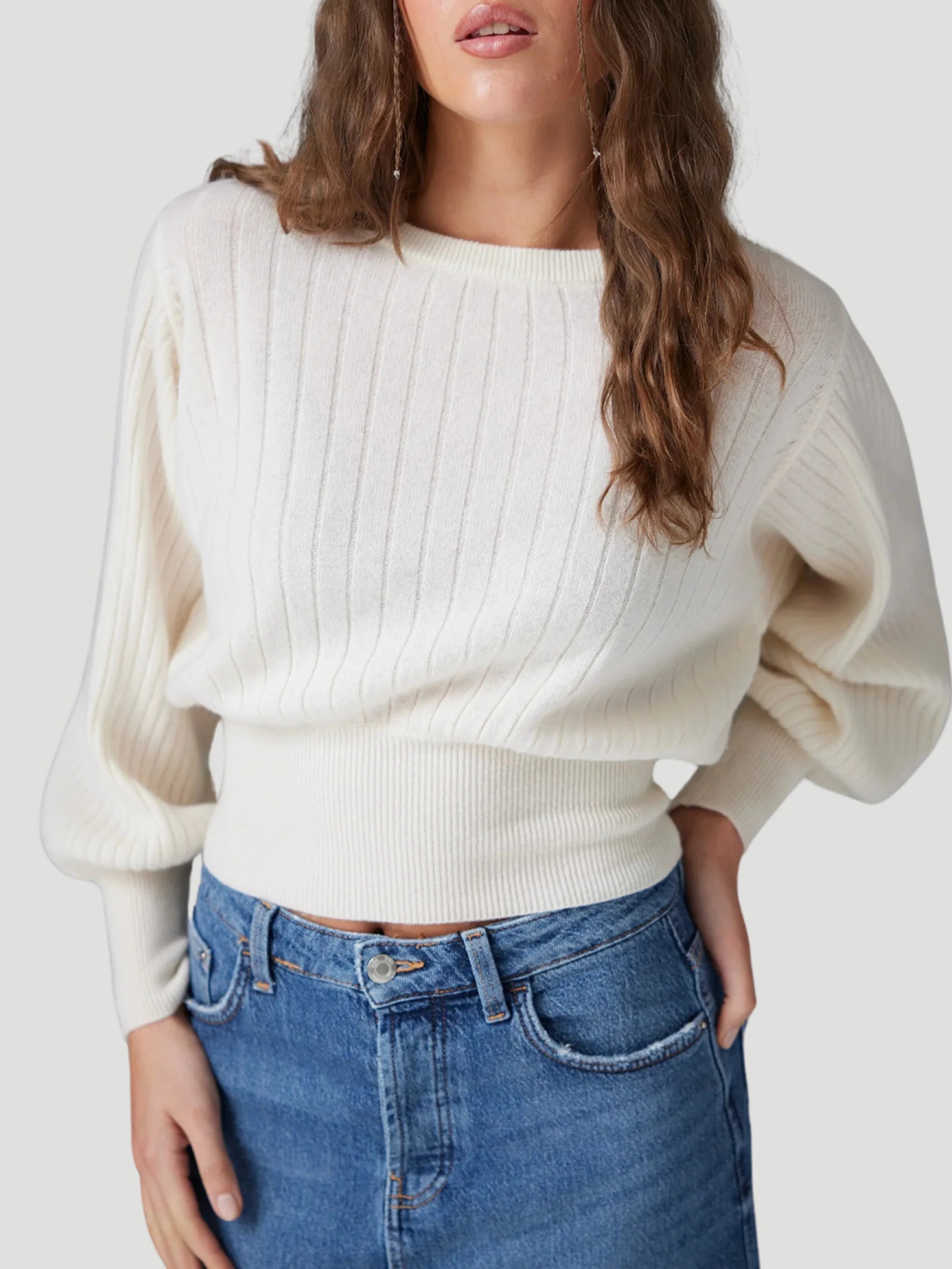 Csc Ribbed Luxe Prague Sweater