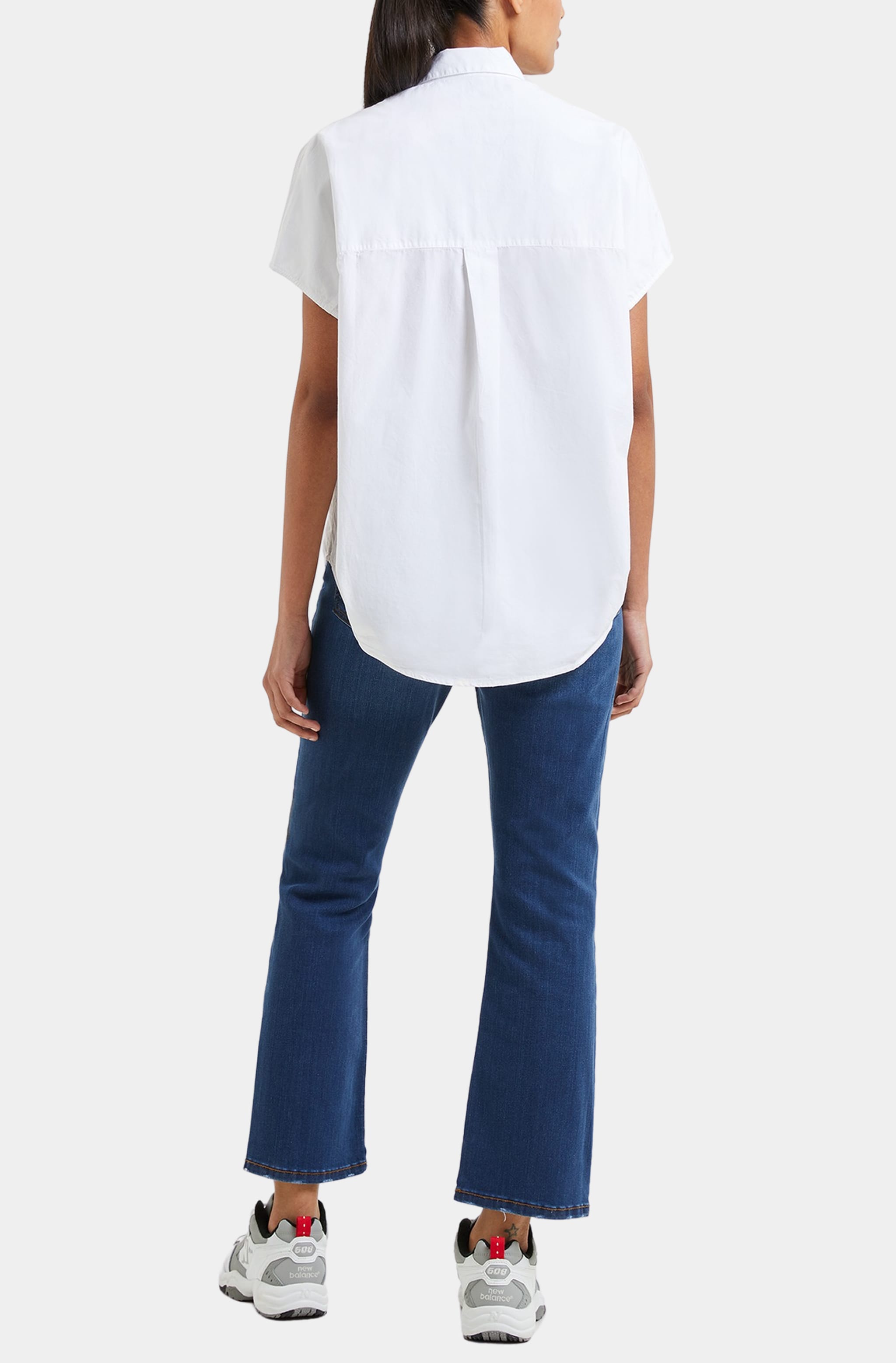 Poplin Shirting Popover Short Sleeve
