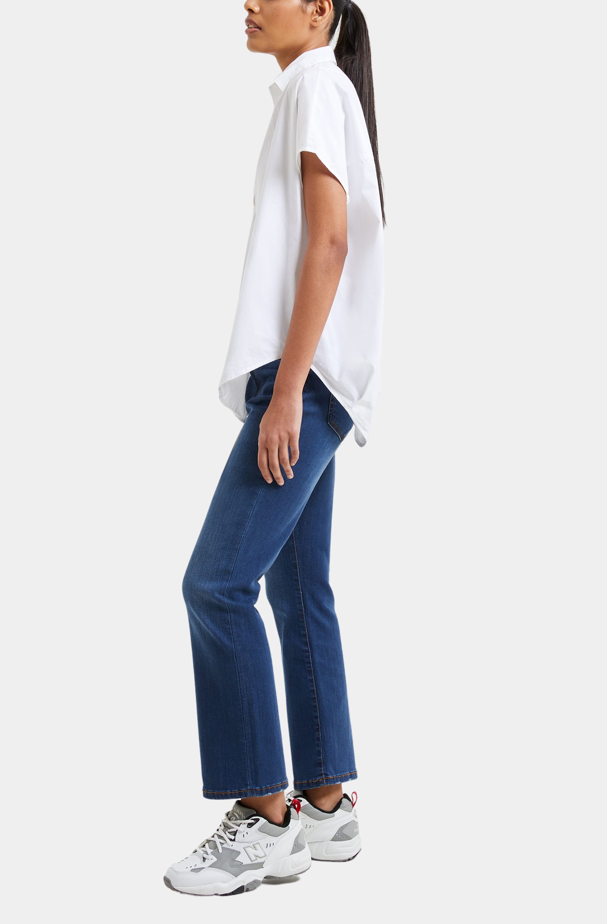 Poplin Shirting Popover Short Sleeve