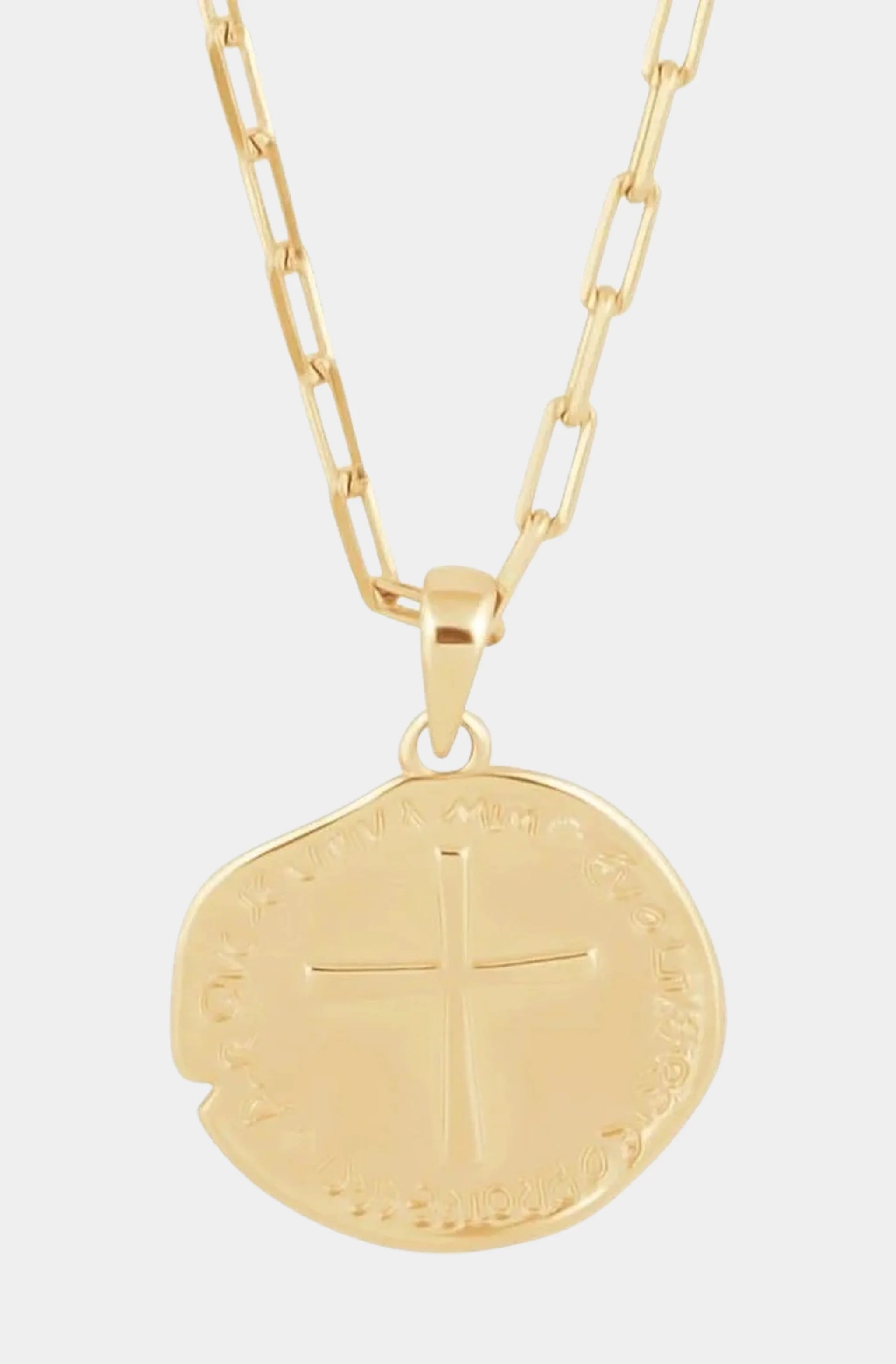 Amelia Coin Necklace, 19mm