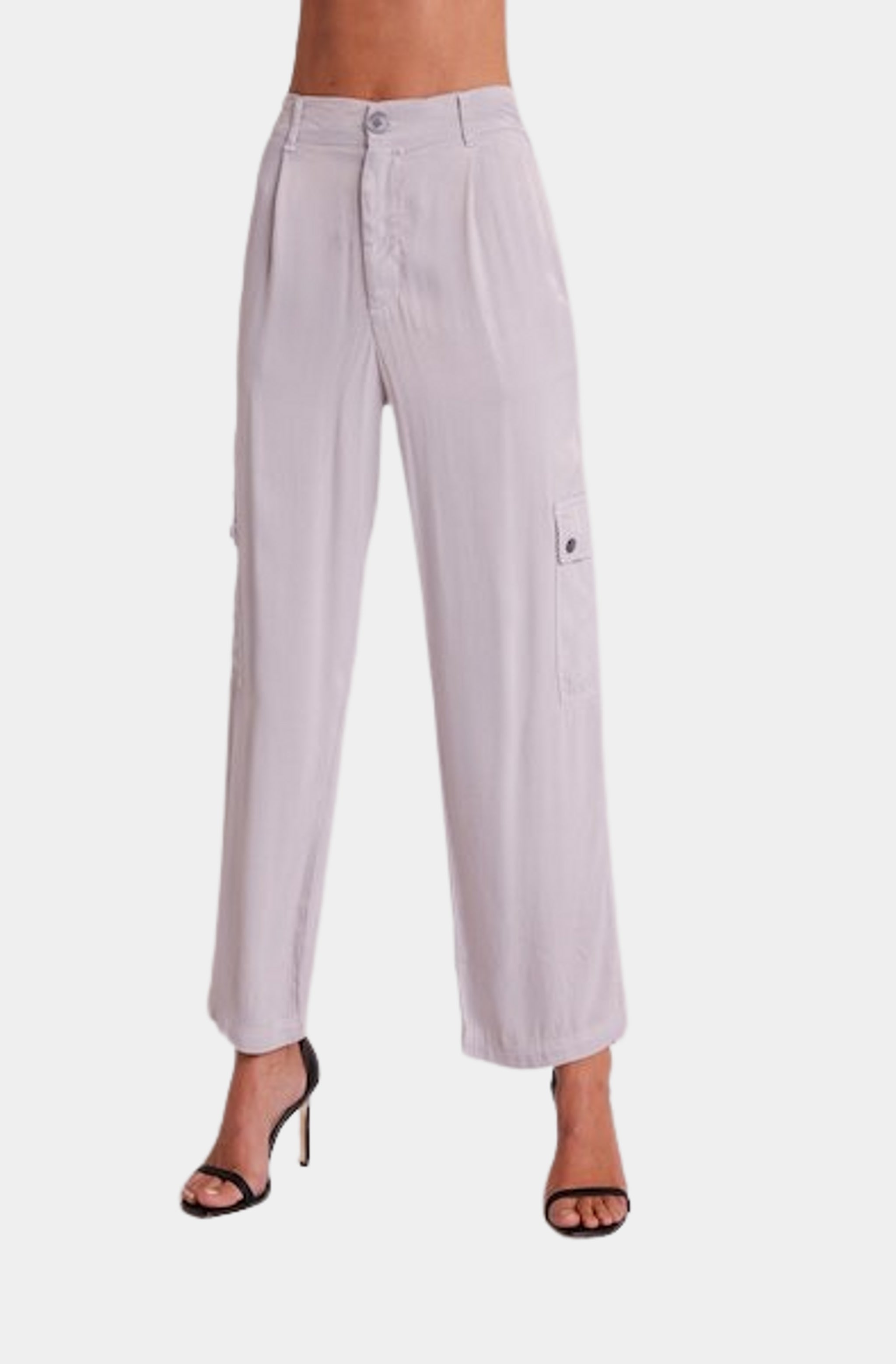 Pleated Cargo Trousers