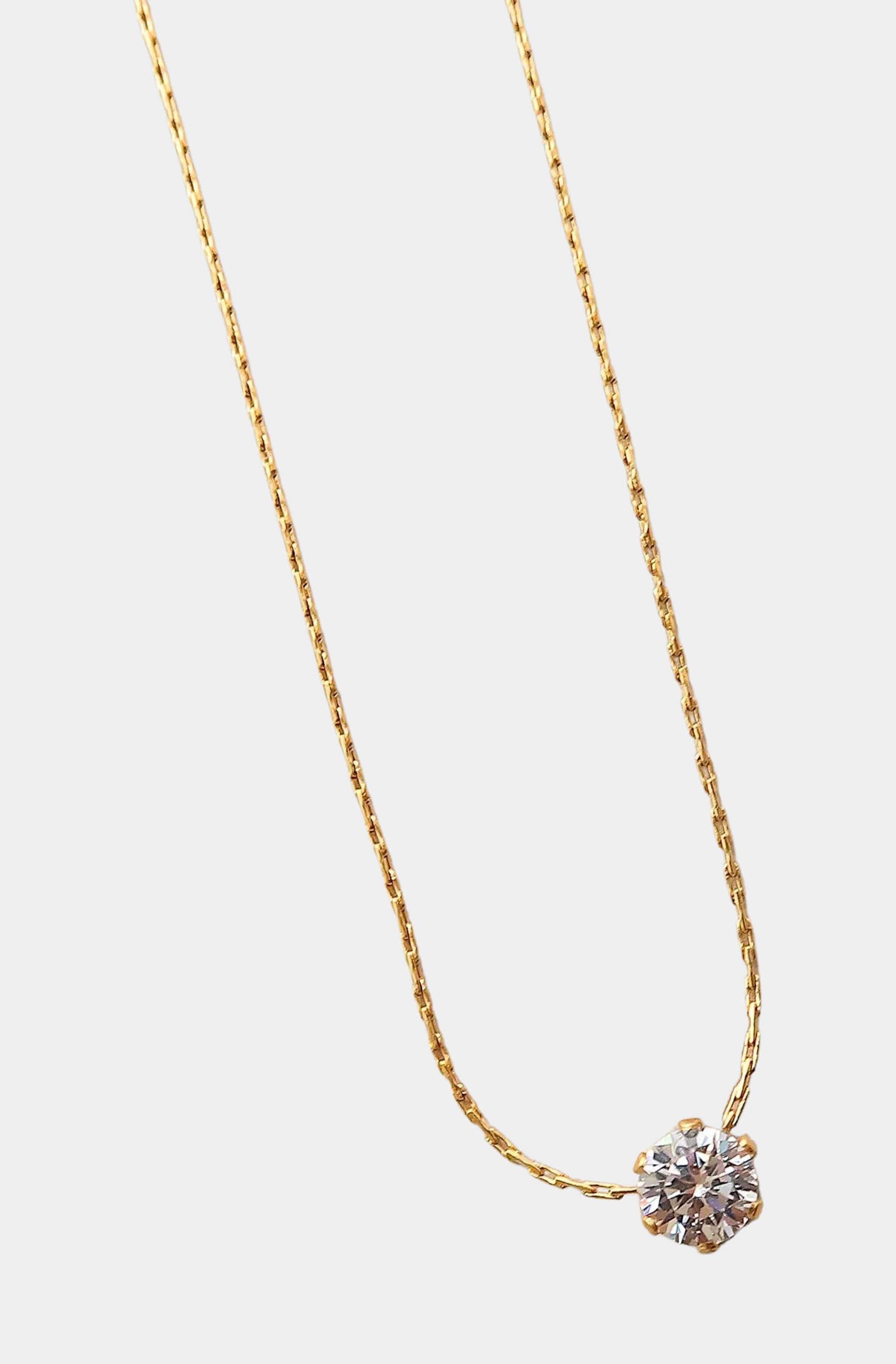 Ciara Petite Round CZ Necklace