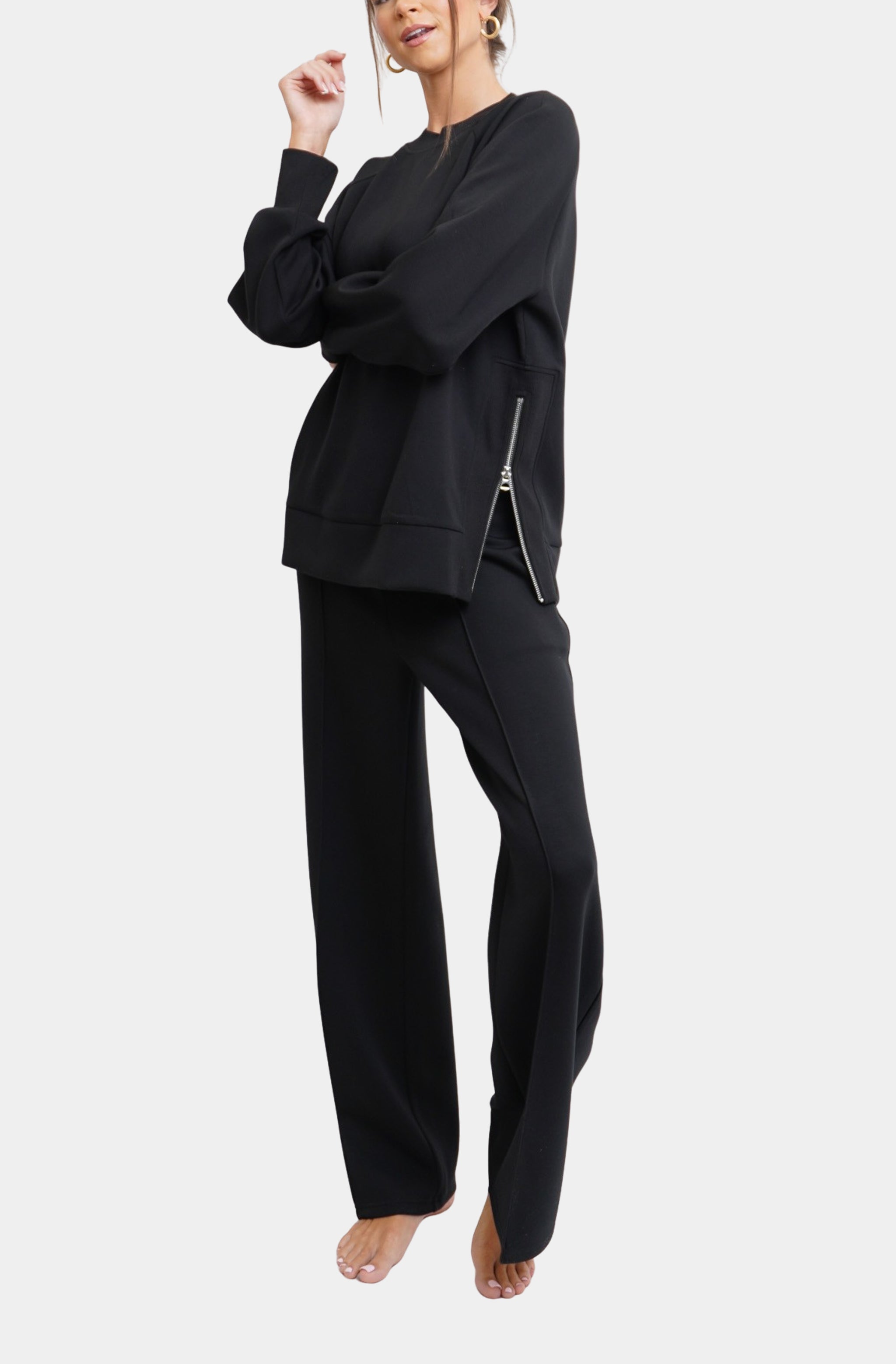 The Side Slit Pullover