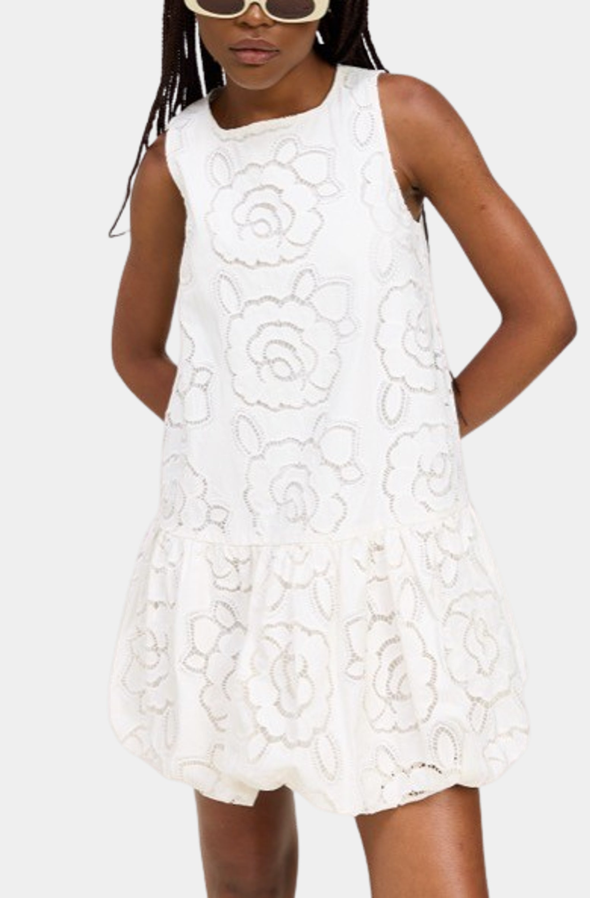 Chloe Bubble Hem Mini Dress