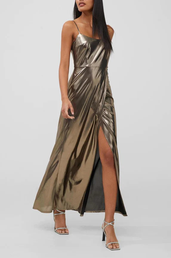 Ronja Liquid Strappy Midi Dress