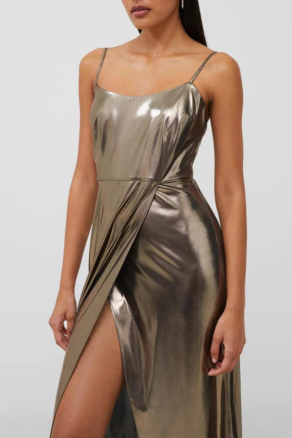 Ronja Liquid Strappy Midi Dress