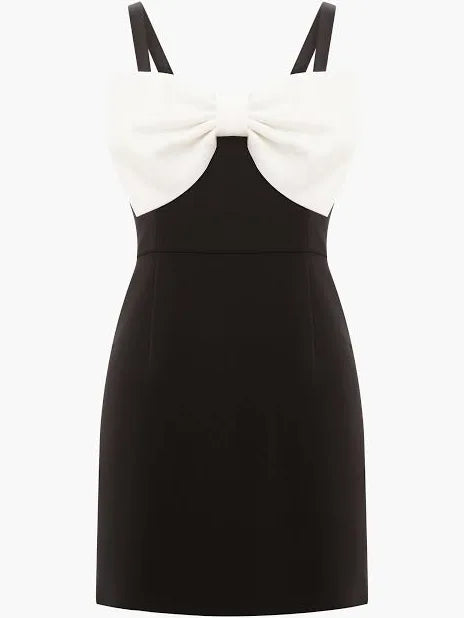 Whisper Bow Strappy Mini Dress
