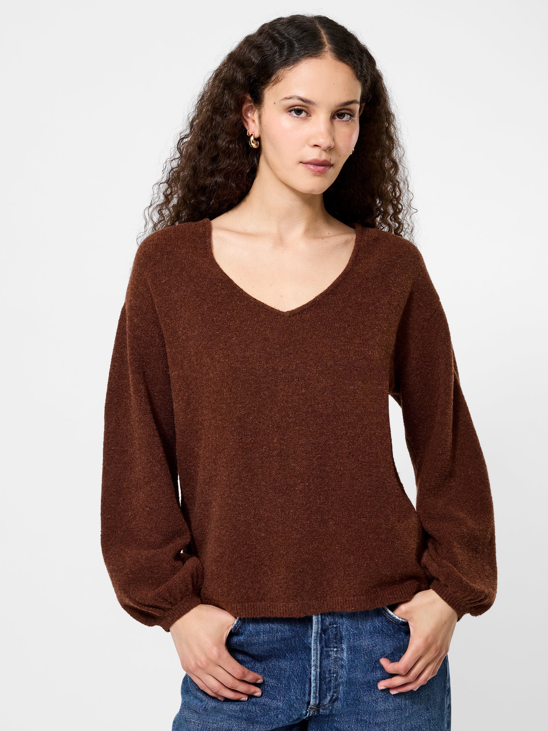 Vhari Knit Vneck Pullover