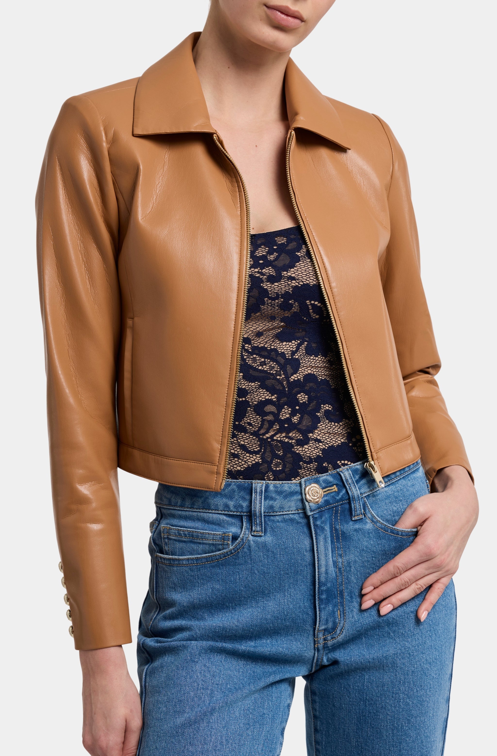 Lola Vegan Leather Jacket