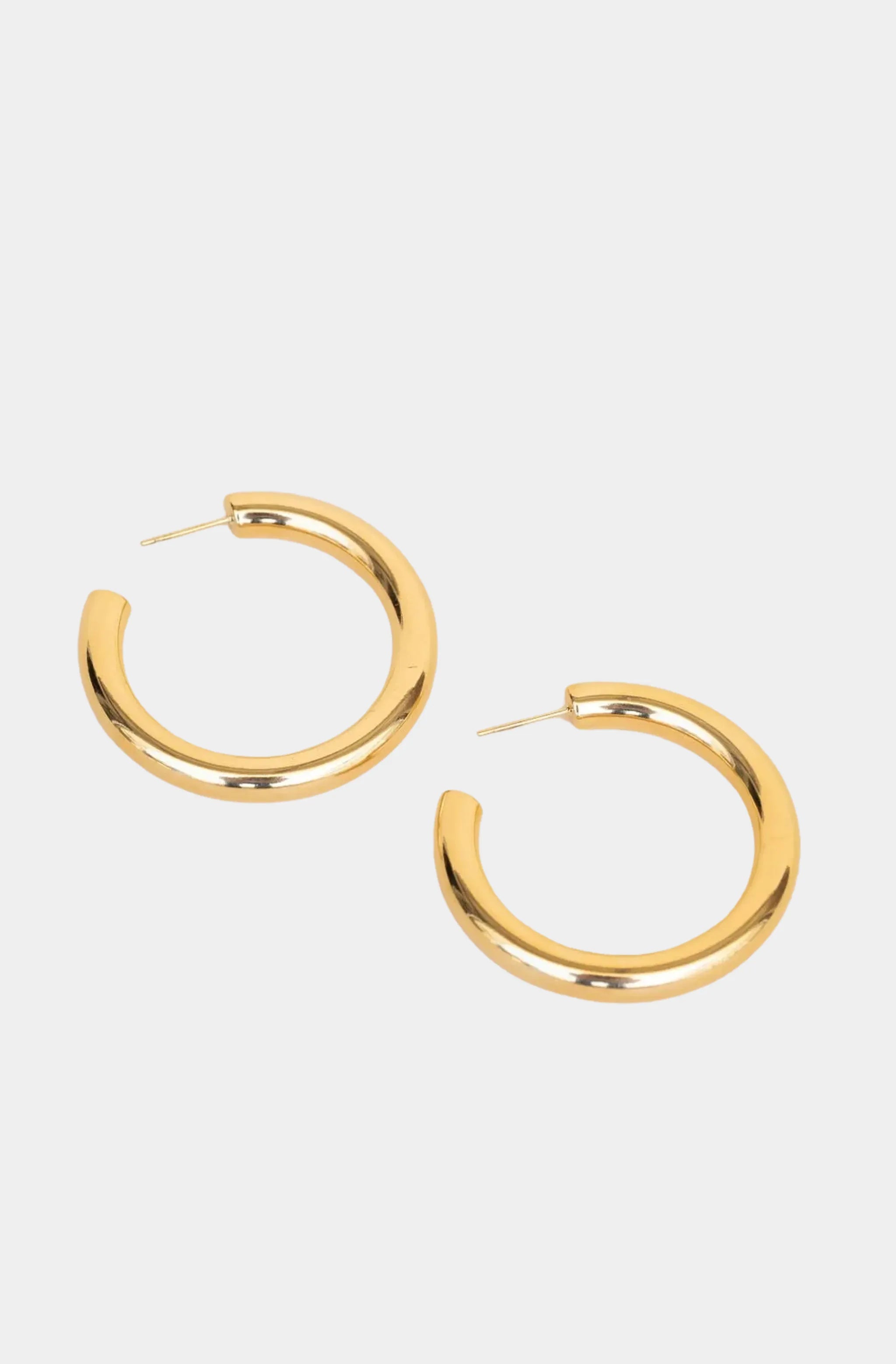 Nebraska Hoop Earring