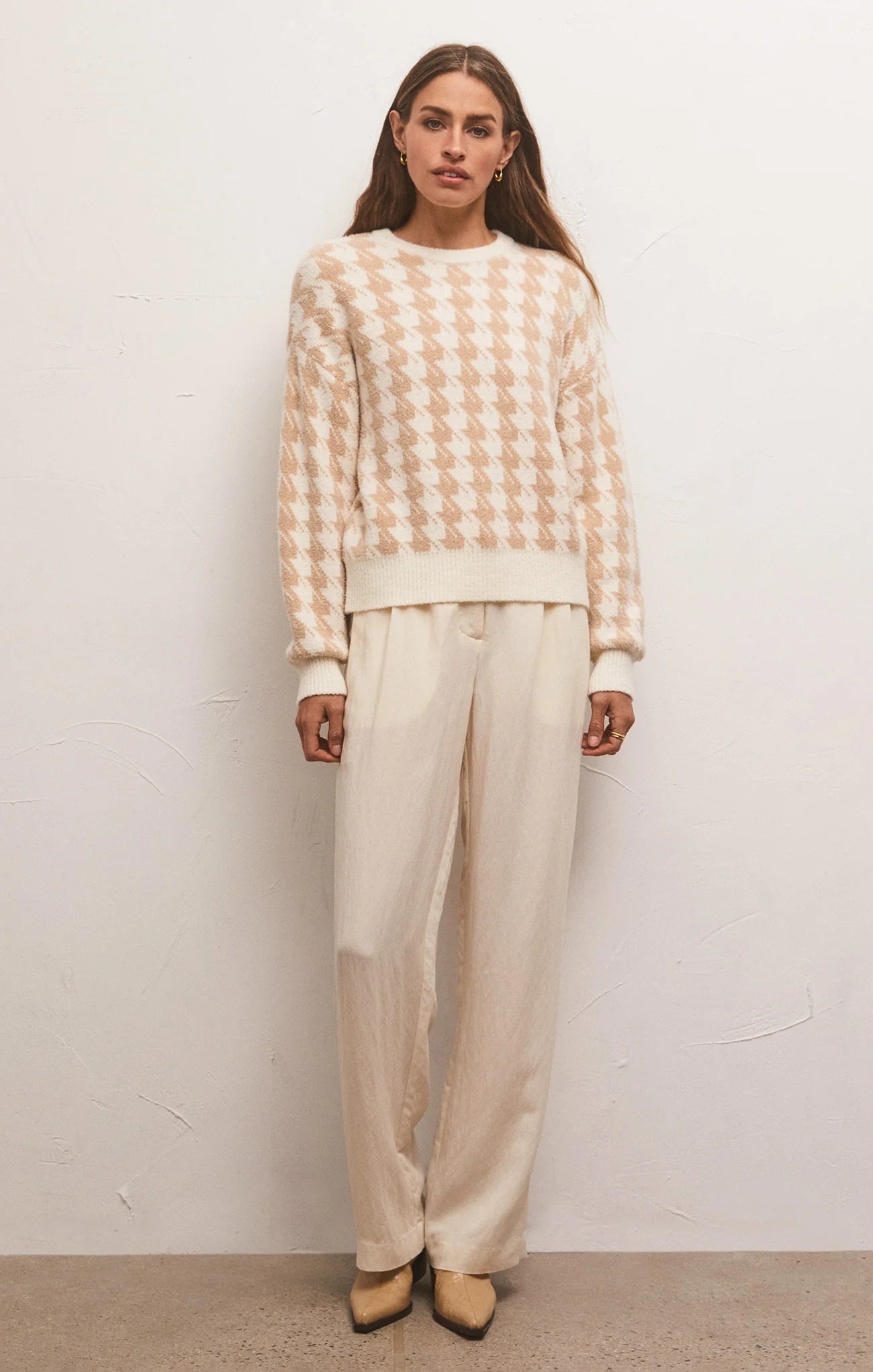 Cedar Houndstooth Sweater