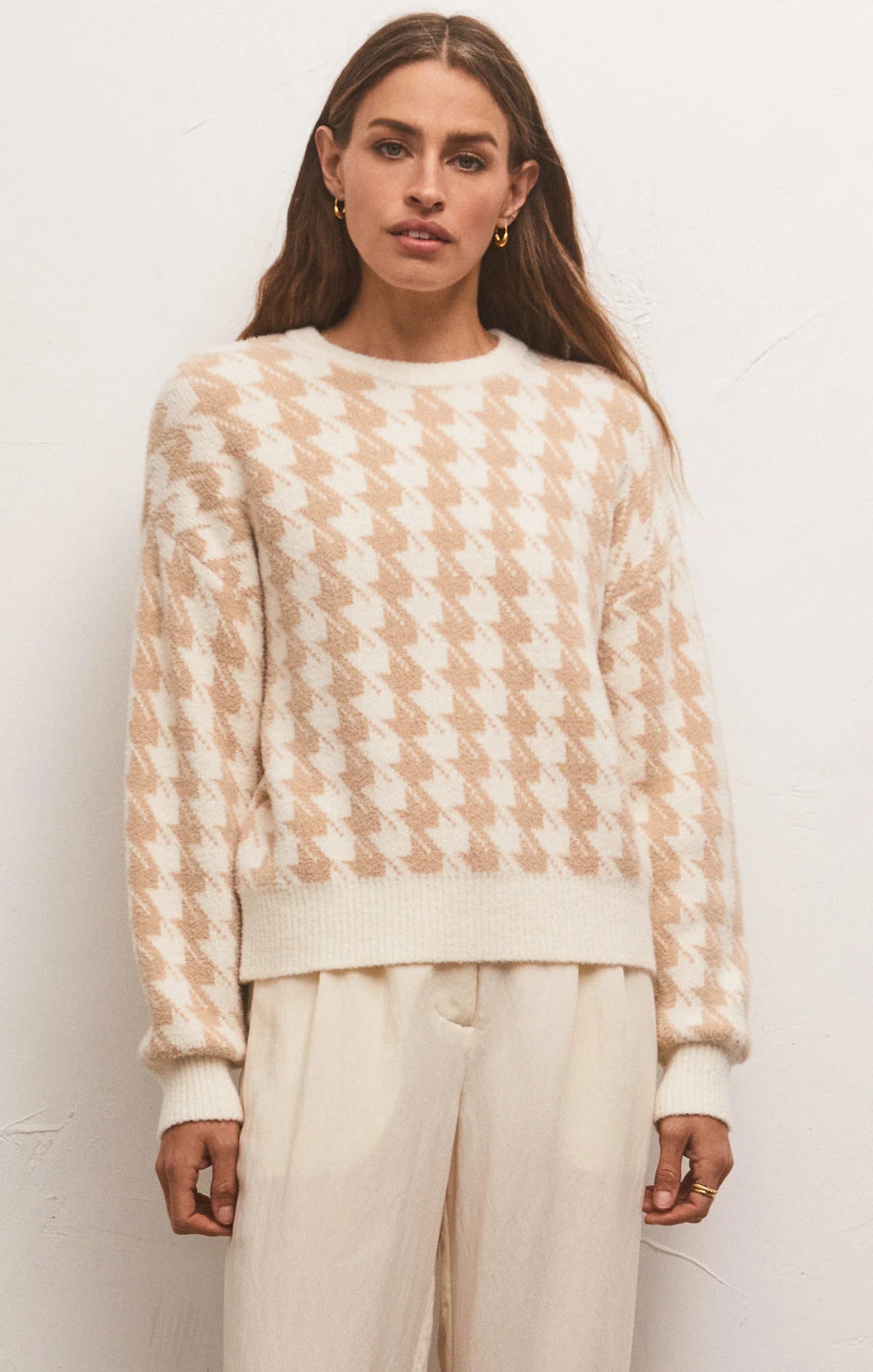 Cedar Houndstooth Sweater