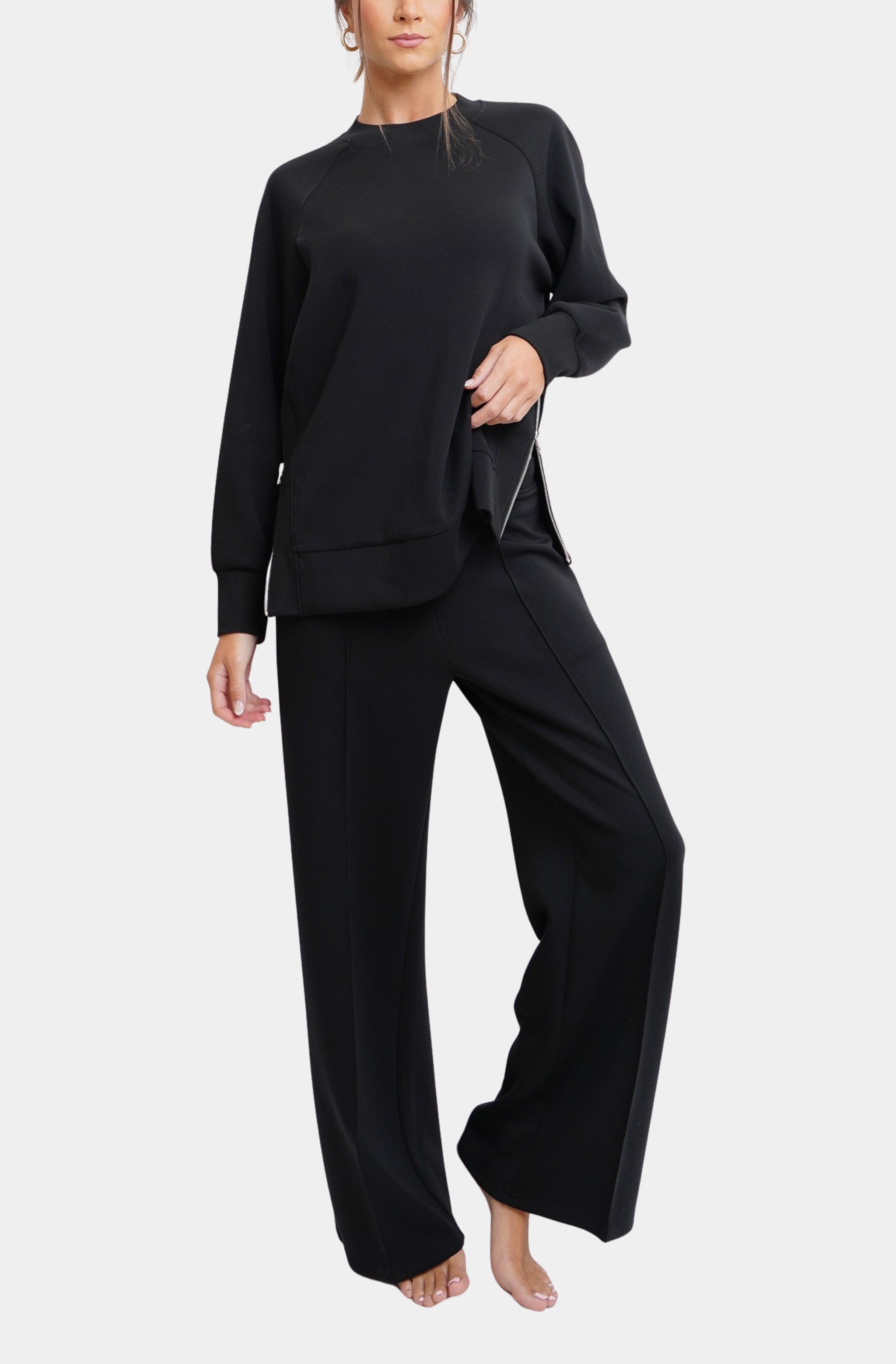 The Side Slit Pullover