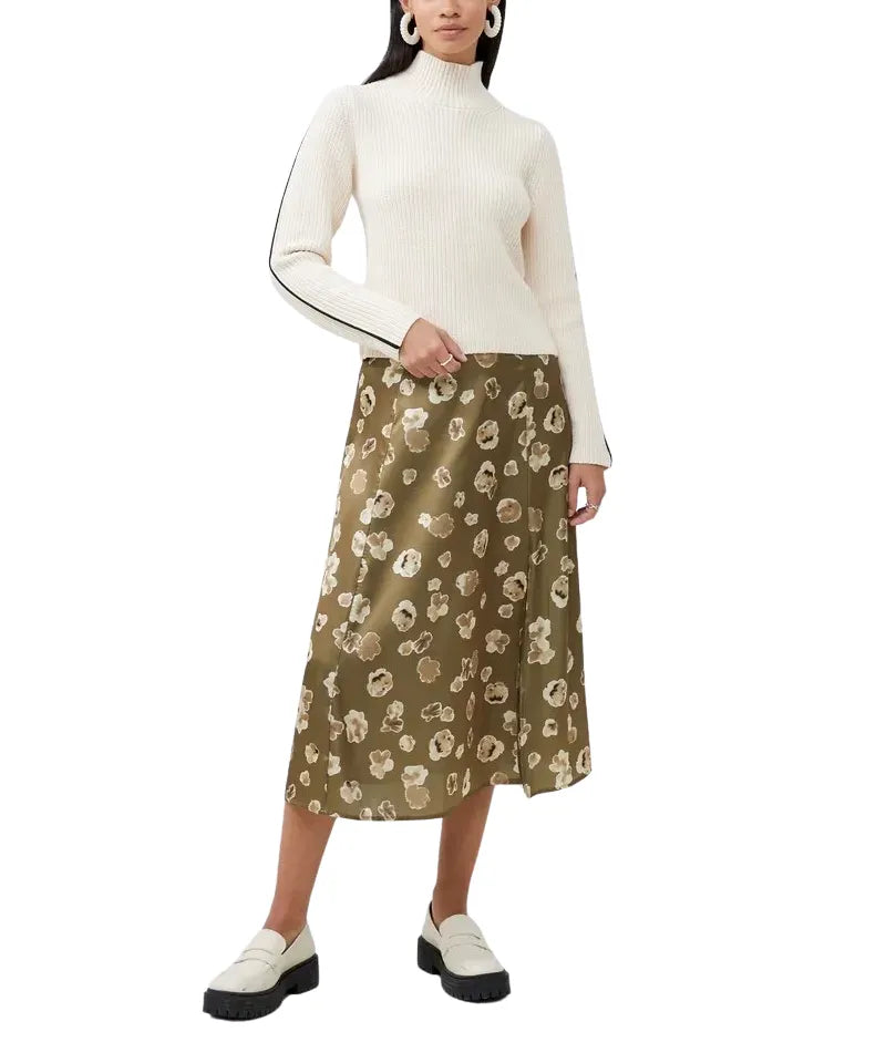Mozart Neck Jumper With Contrast