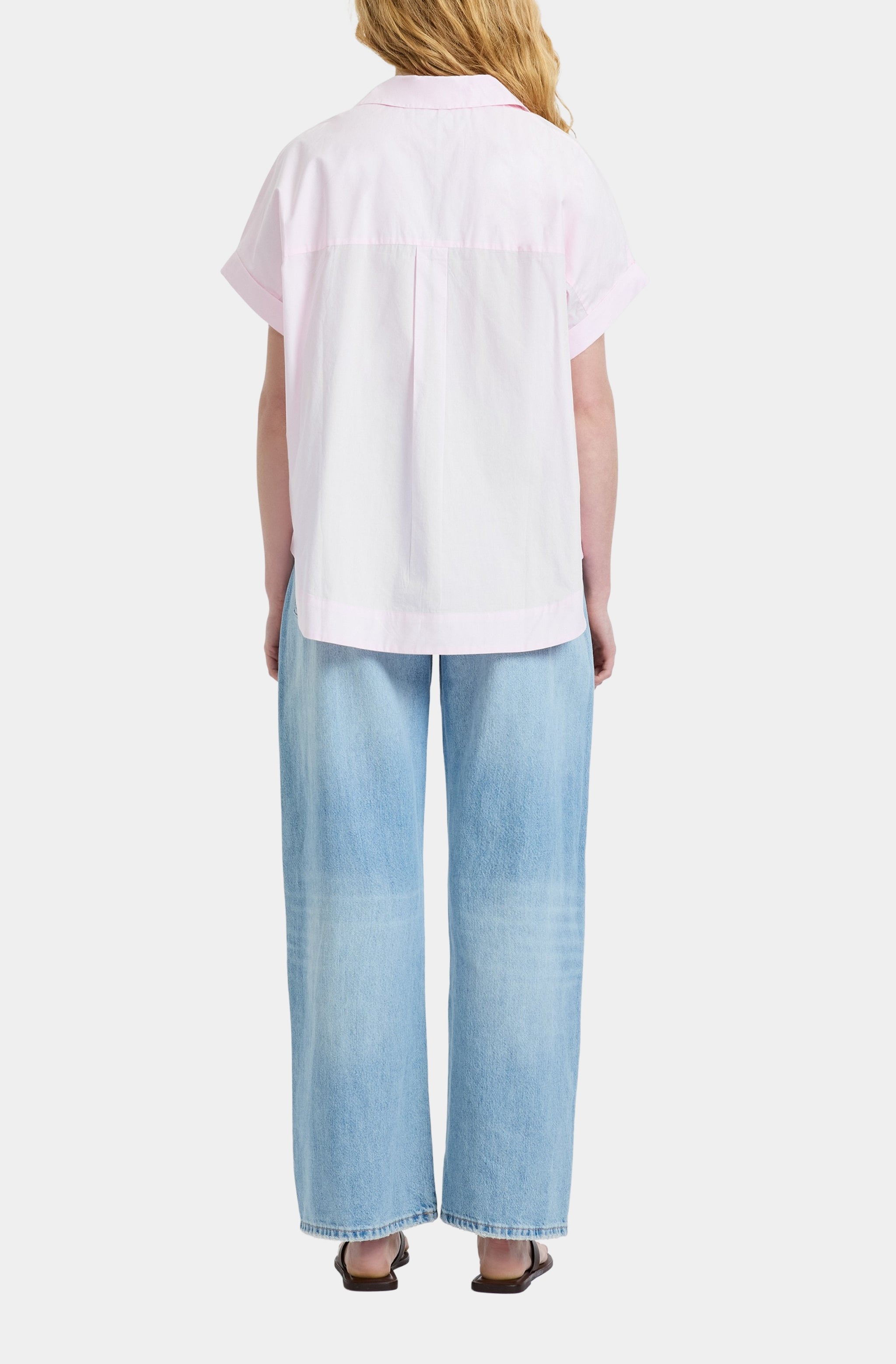Poplin Collar Pullover