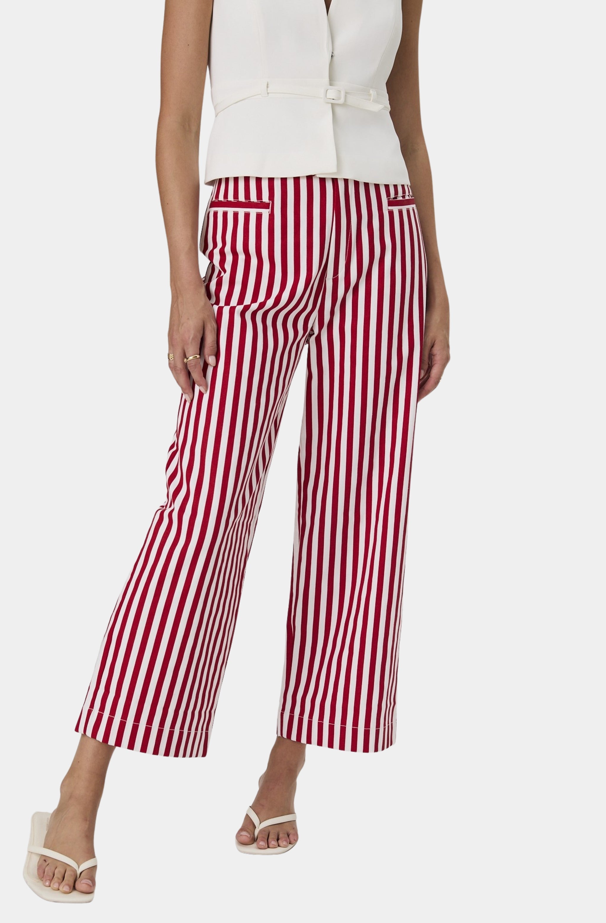 Keller Cotton Striped Trouser