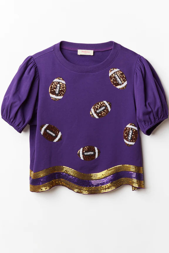 Football Sequin Top