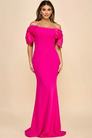 Bow Sleeve Gown