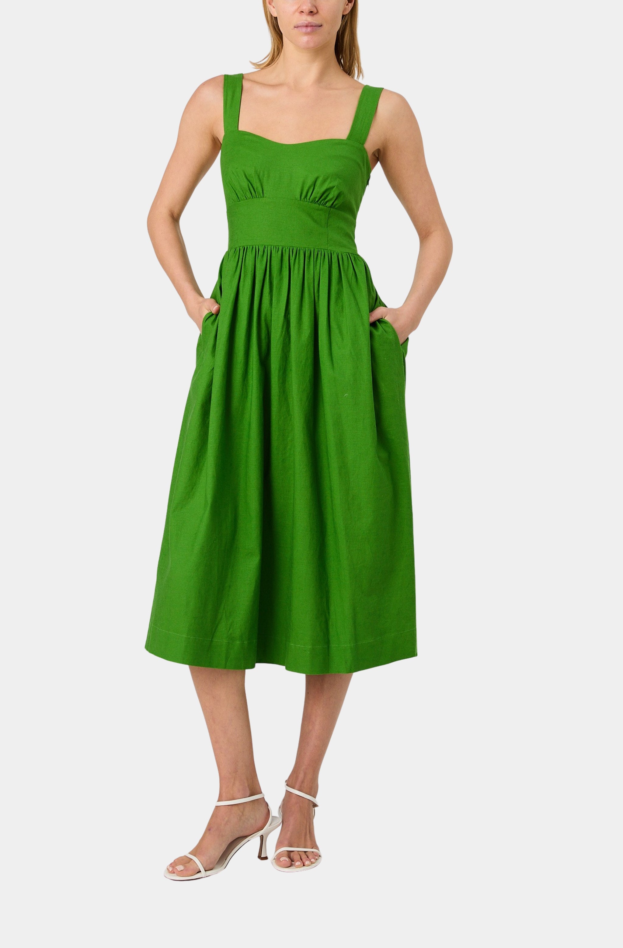 Aspen Linen Midi Dress