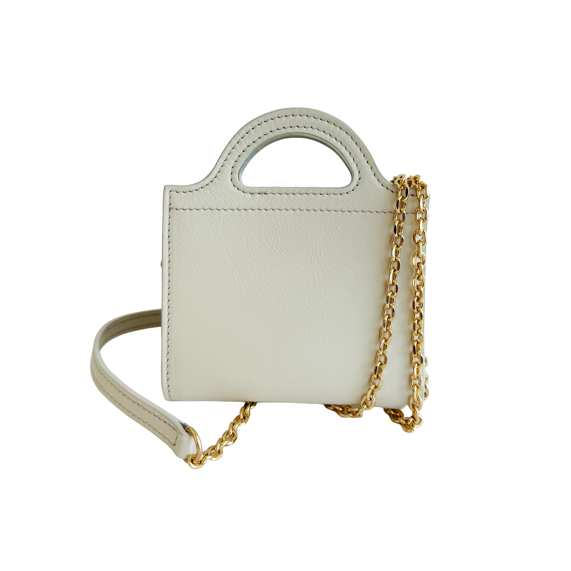 Fan-Fold Leather Crossbody Wallet