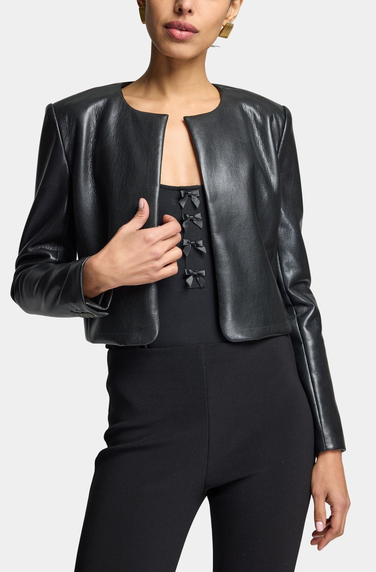 Lindy Vegan Leather Jacket