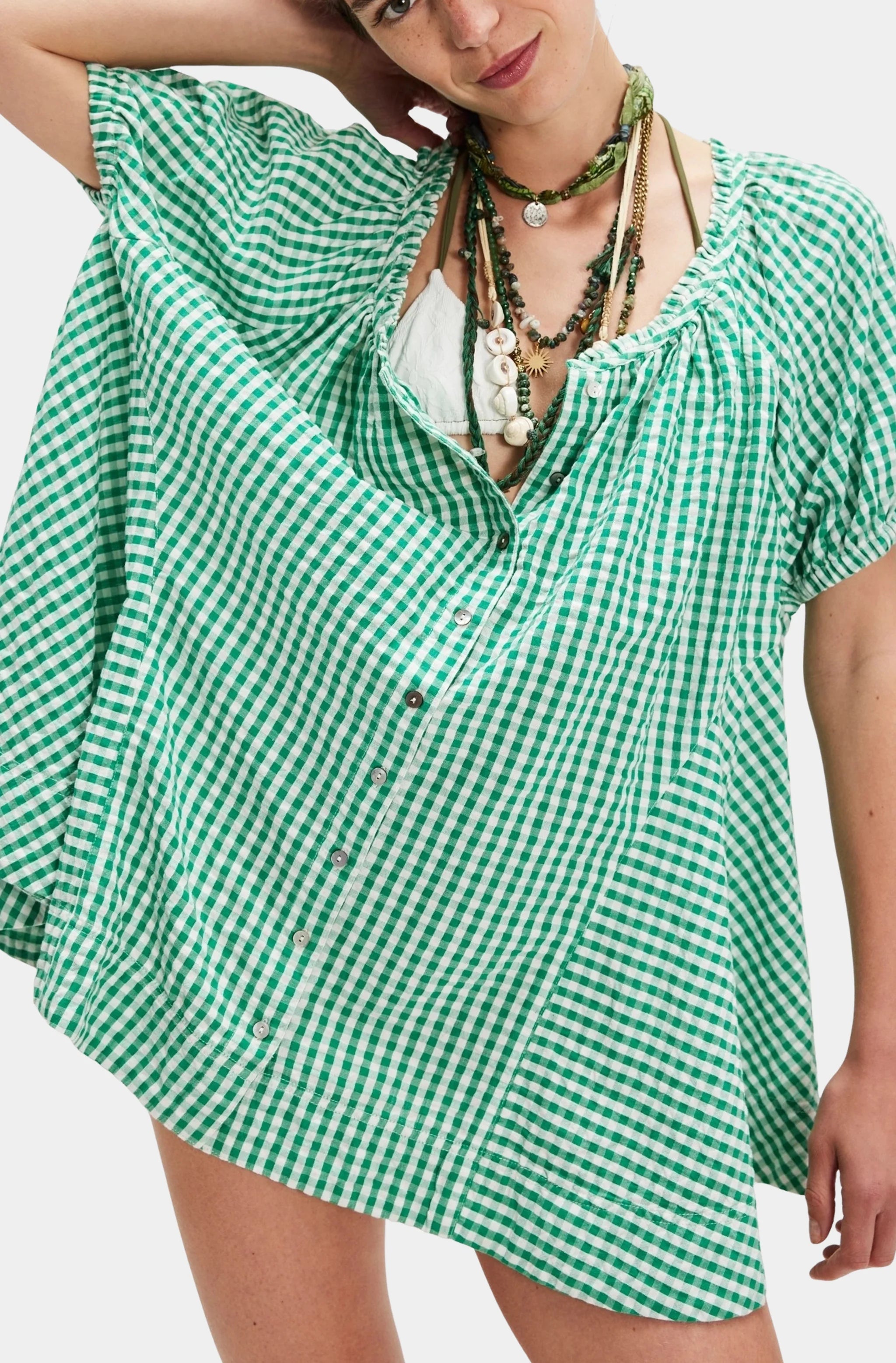 Farley Gingham Tunic