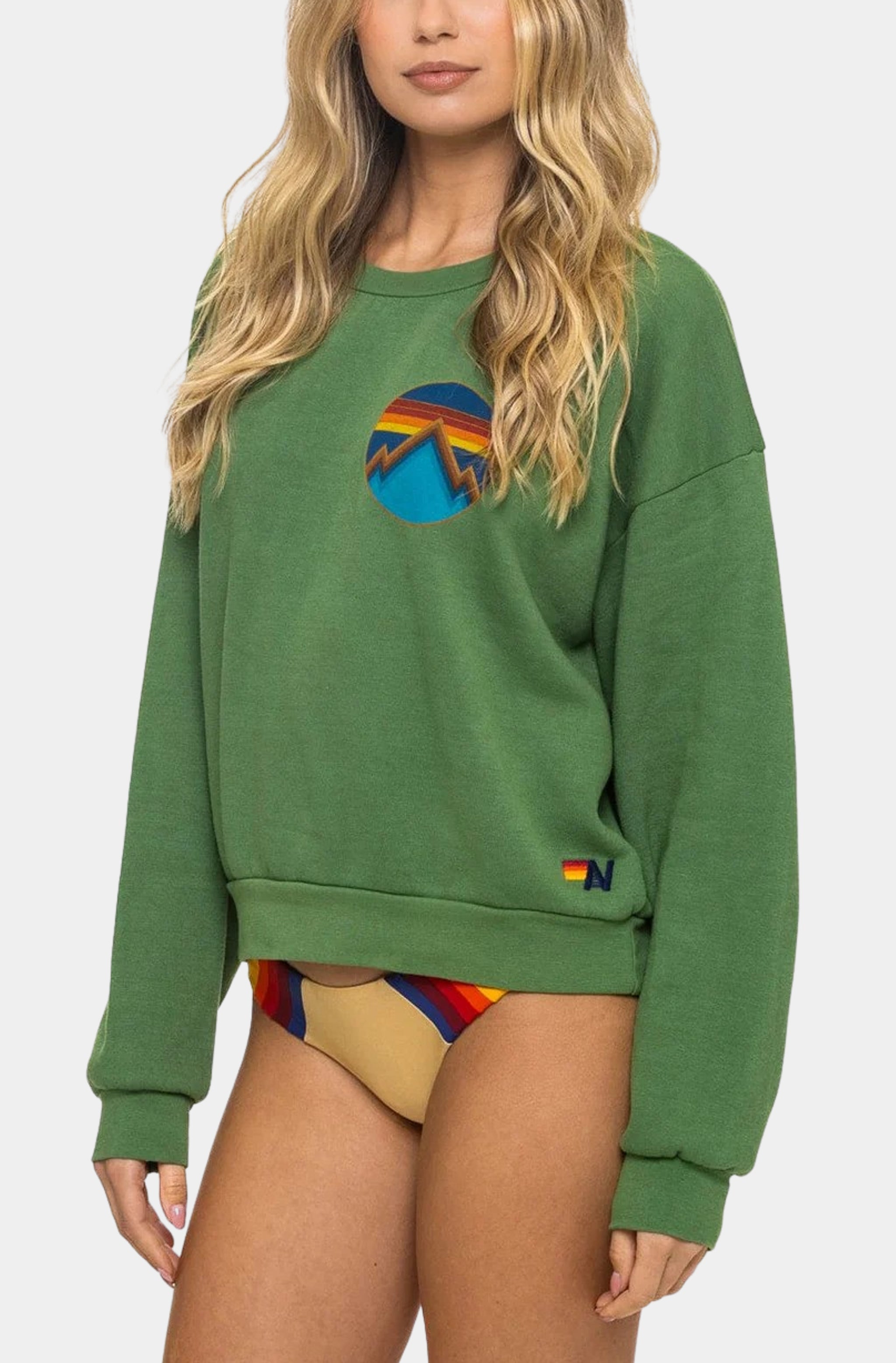 All Seasons Circle Relaxed Crew Sweatshirt