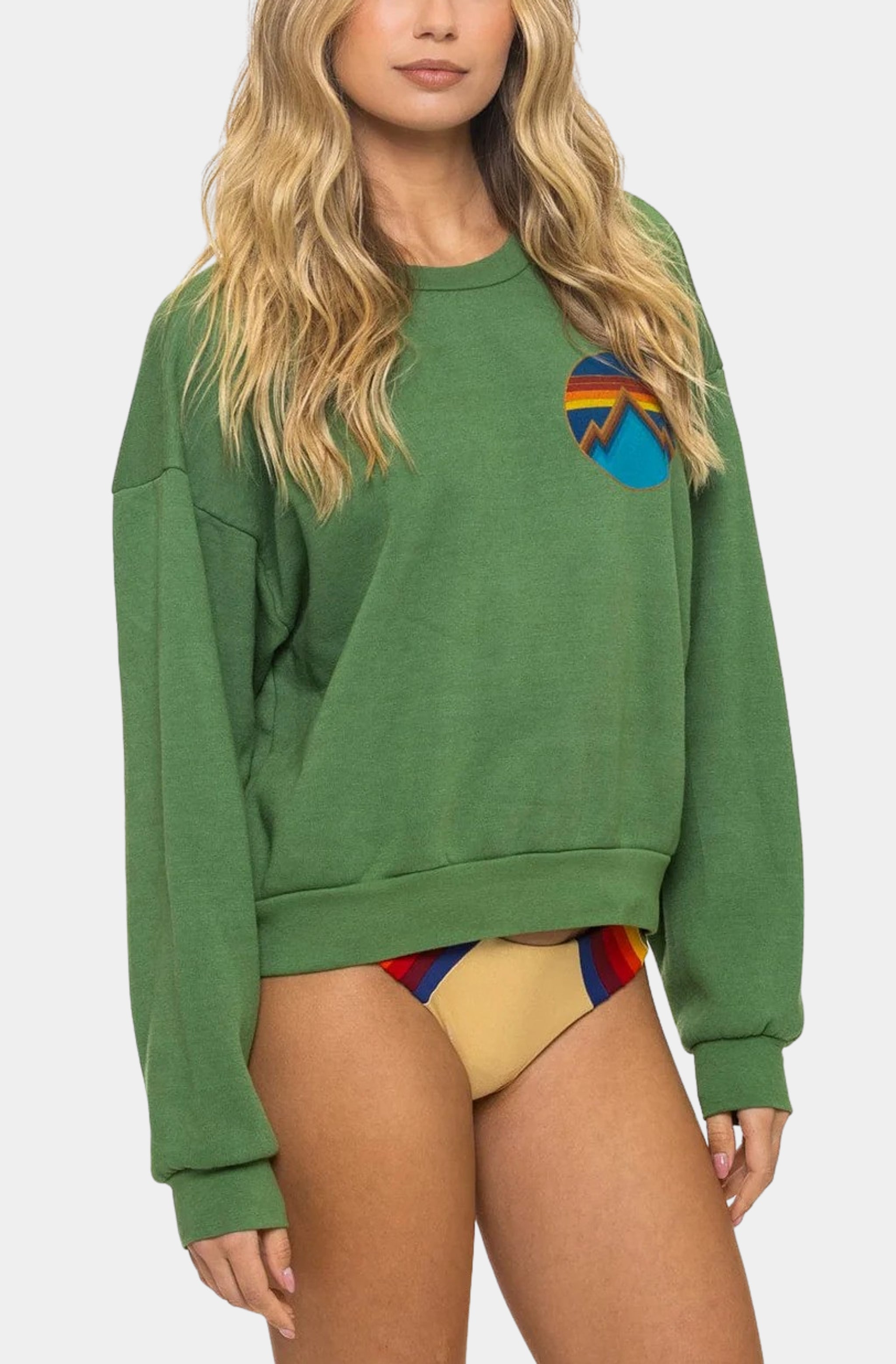 All Seasons Circle Relaxed Crew Sweatshirt