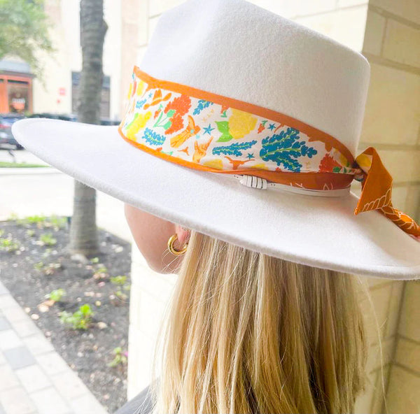 Houston Astros Floral Straw Hat