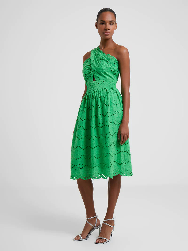 Appelona Broderie Anglaise One Shoulder Dress