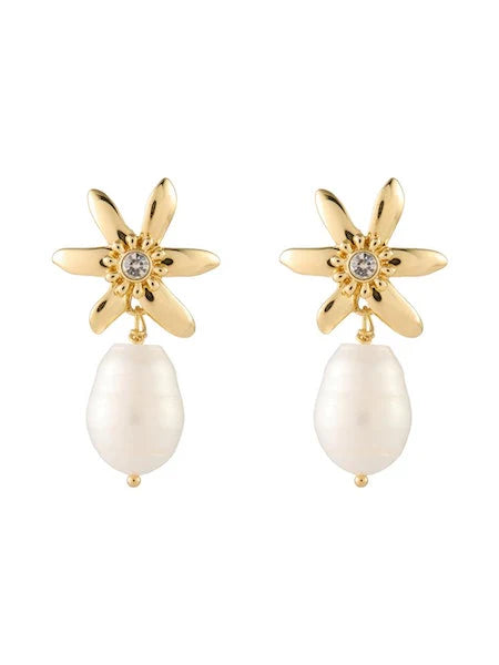 Elena Pearl Drop Earrings
