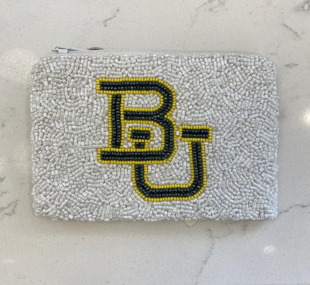 Beaded Game Day Coin Purse