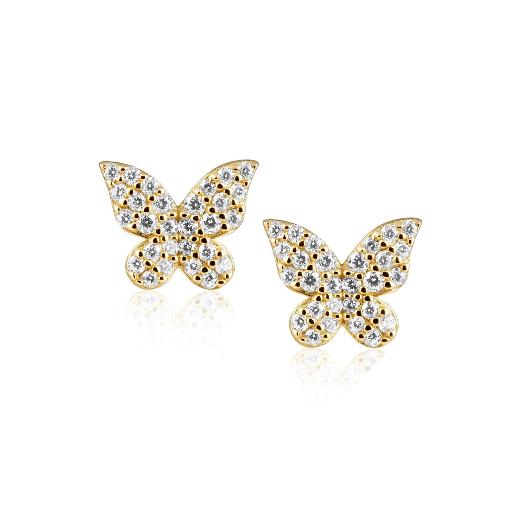 Elsie Pave Butterfly Studs