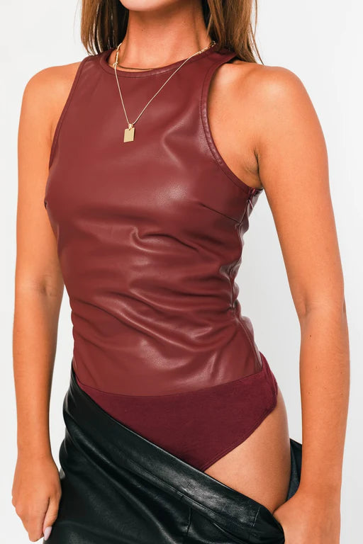 Racer Neck Bodysuit